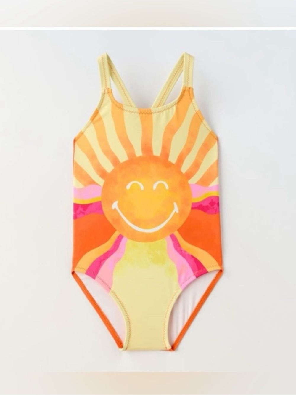 ZARA Smiley Sun One-Piece Swimsuit